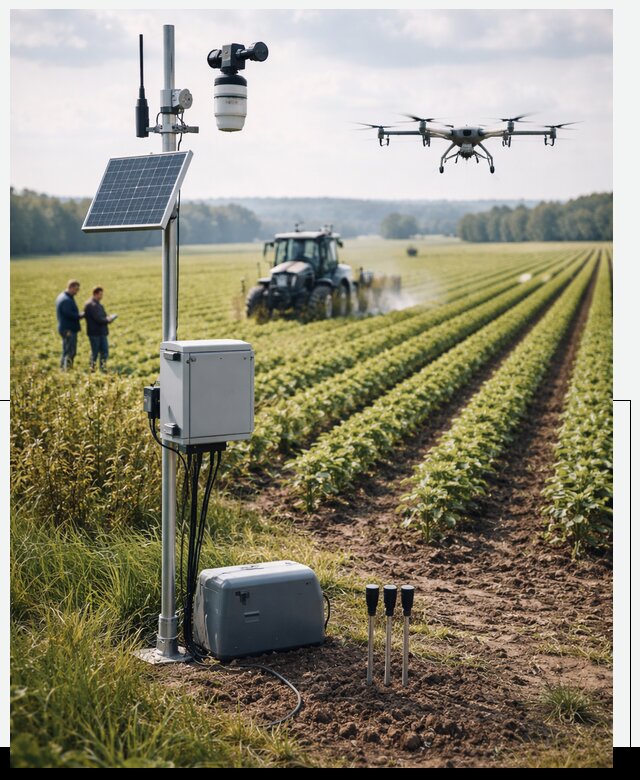 Разработка IoT мониторинга полей в Петропавловске-Камчатском от 8807 р. | АвикейПтк