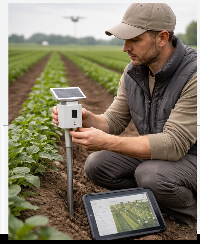 IoT мониторинг сельскохозяйственных полей и контроля в Петропавловске-Камчатском